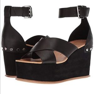 DOLCE VITA- DELRAE PLATFORM SANDAL, BLACK, 9